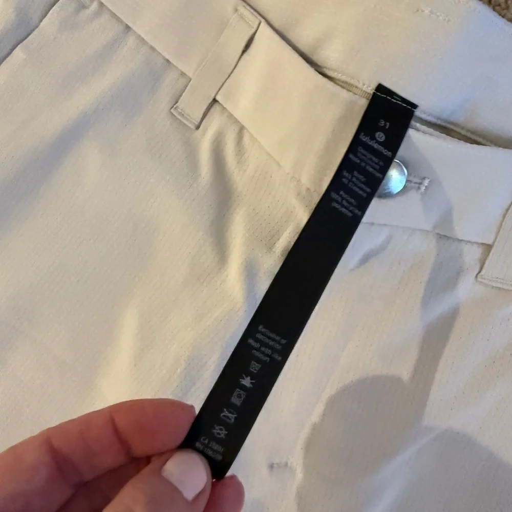 2020 Lululemon Commission Pant Slim Light 34” Vapor Golf Men’s Size 31 | Retired